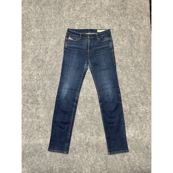 Diesel Bootzee-St Slim Bootcut Women's Jeans Size 28x34 Blue Dark Denim - Picture 1 of 12